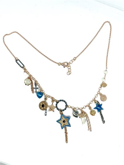 Collana Sacramore Firenze Donna in Argento Zaffiro CLSTELLABLU - CLSTELLABLU